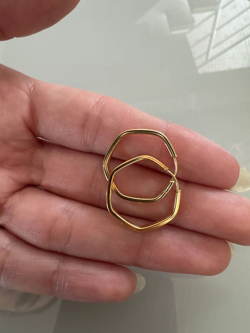 Peças de ouro 18k 7g brilhantes  - Foto 3
