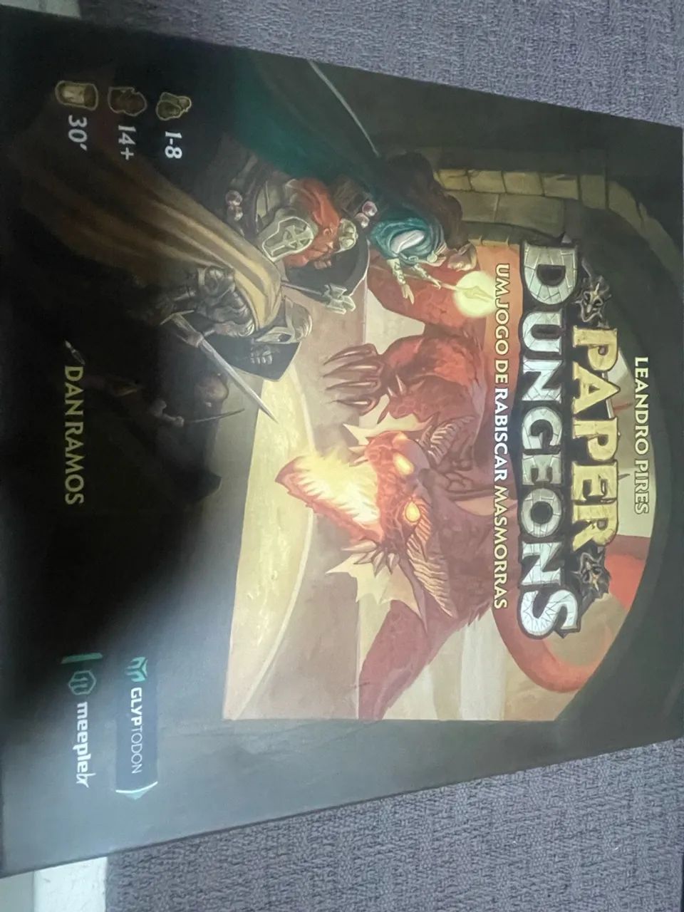 Vendo jogo de tabuleiro Paper Dungeons - Foto 5