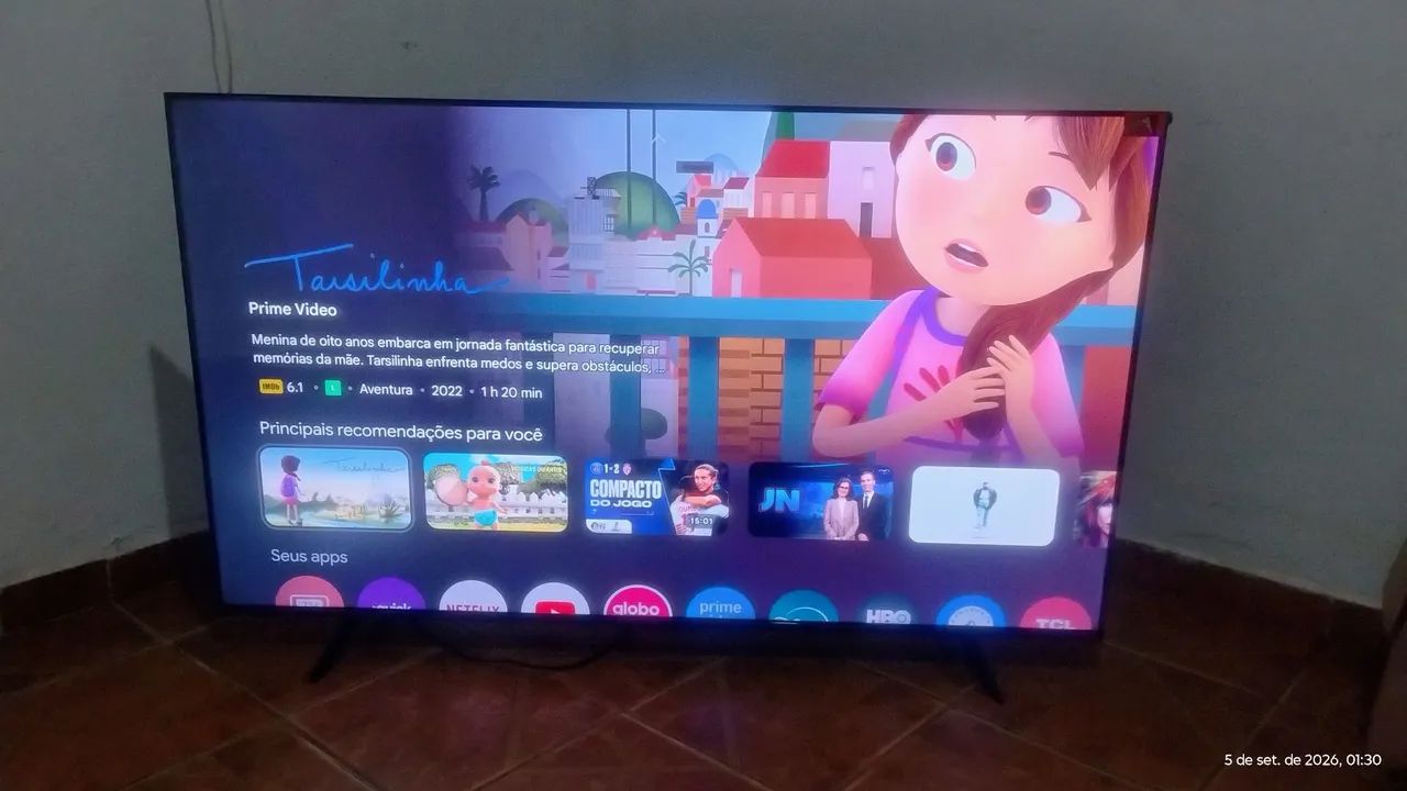 SMART TV TCL ANDROID 55 POLEGADAS 4K COM BORDA INFINITA  - Foto 3