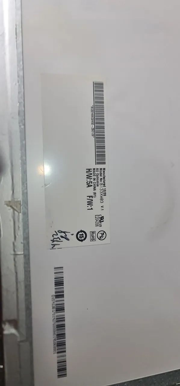 Tela Led 13.3" P/N: B133XW03 V. 1 - Foto 3