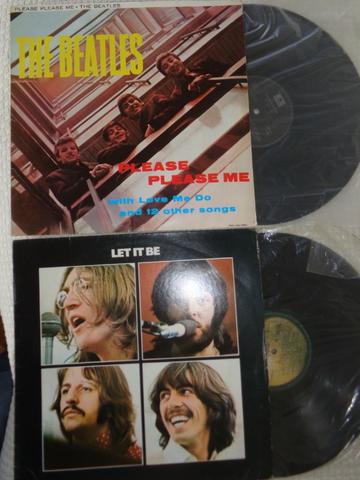 2 LPs Beatles- Please Me e Let it Be