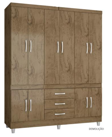 Guarda roupa 6 portas e 3 gavetas - Foto 5