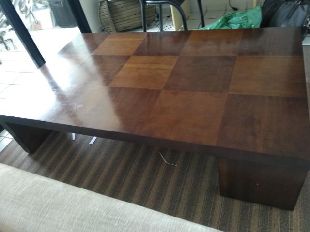 Mesa de centro em madeira Machetada - Foto 4