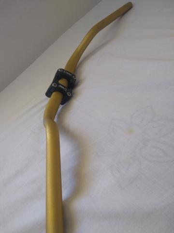 Guidão baixo VIPER com mesas NOVO cor dourado - Foto 2