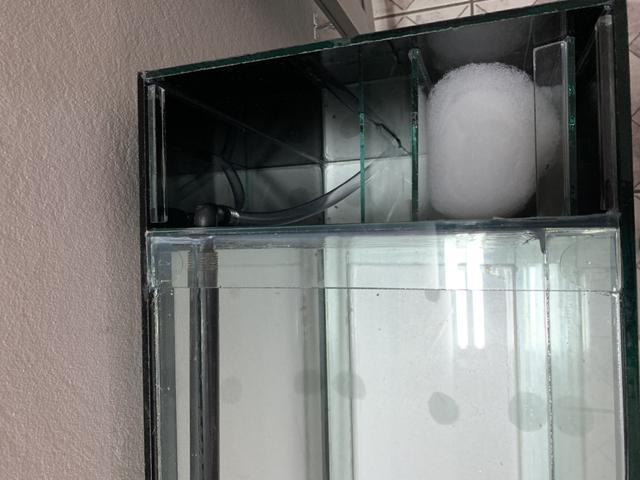 Aquário com sump lateral para filtragem da água, novo, 80x30x40cm - Foto 3