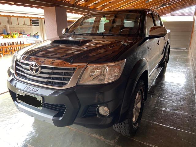 Hilux srv 2013/2013 preta diesel 85.100 km impecável sem detalhes 4 pneus bfgoodrich zero - Foto 3
