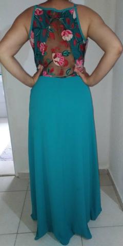 Vendo Vestido Social usado 1 vez - Foto 3