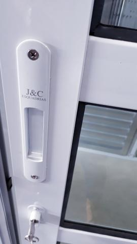 Porta Balcão 3 Planos Linha Predial Branca. - Foto 4