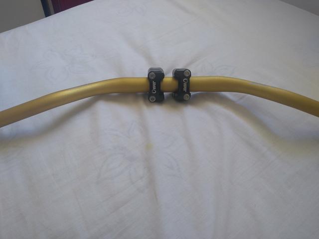 Guidão baixo VIPER com mesas NOVO cor dourado