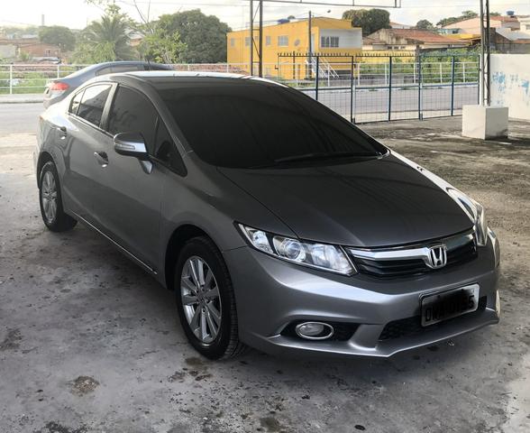 Honda civic LXR 2.0 2014/2014 Aut com Multimídia + IPVA 2020 Quitado - Foto 2