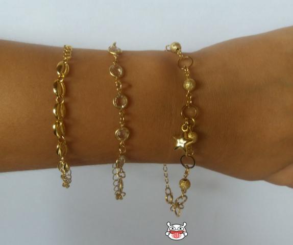 Pulseiras folheadas a ouro 18k - Foto 4