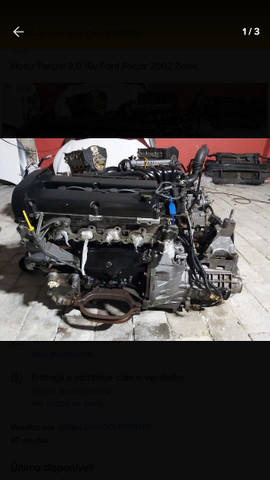 Motor zetec 2.0 16v gasolina - Foto 4