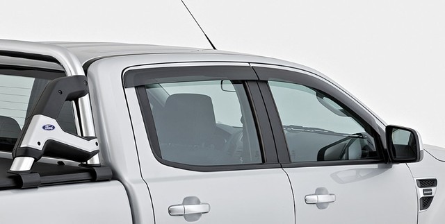 Calha Defletor de Chuva P/ Ford Ranger 4p 2013 à 2021