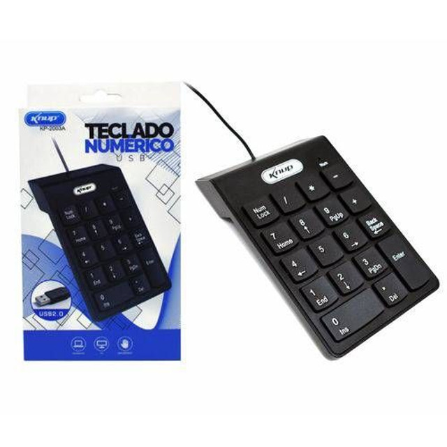Teclado Numérico USB knup 
