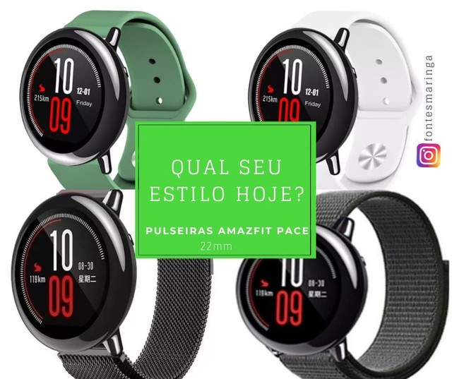 Pulseira Silicone Amazfit Stratos 3