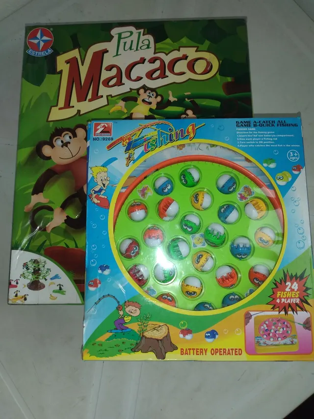 Jogo Brinquedo Infantil Pula Macaco Original Estrela