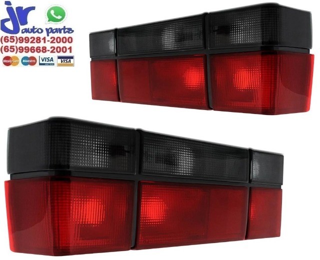 Par Lanterna Traseira Gol G1 1987 1988 1989 1990 1991 1992 1993 1994 1995 Fumê - Foto 4
