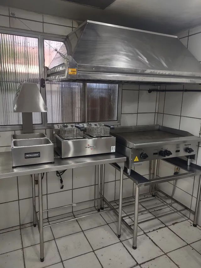 Mesa de inox pia de inox coifa de inox  - Foto 4