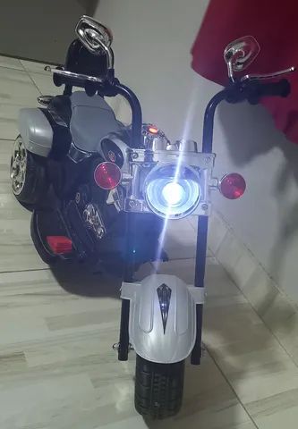 Nova Motinha Elétrica Infantil Sidecar Retrô Menino Menina