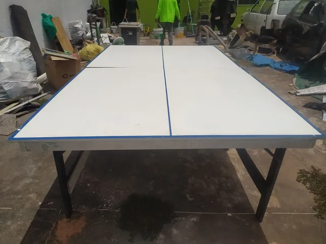 Mesa de ping pong Klopf 1084 fabricada em MDF cor azul