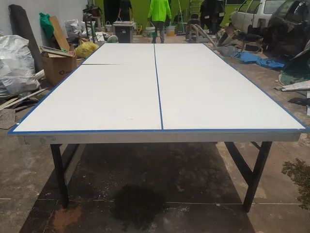 Mesa de ping pong Klopf 1009 fabricada em MDF cor azul