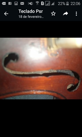Vendo violino stradvarius tranquilo de luthier 3.500 - Foto 2
