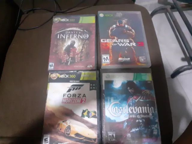 40 por 4 jogos de xbox 360 desbloqueado 1 game original quero 100