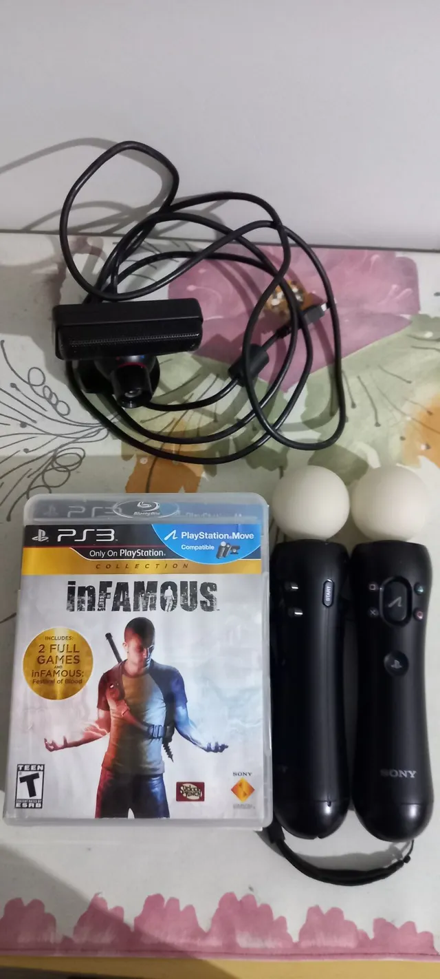 Controle Usado Playstation Move Kit Par - Game Mania