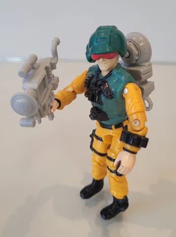 Boneco Comandos Ação Gijoe Scoop v1 Hasbro 1989 perfeito - Foto 5