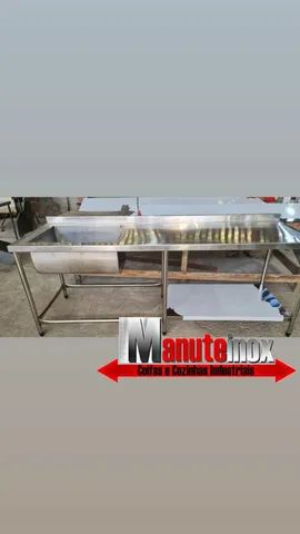 Mesa inoxidável bancada inox - Foto 2