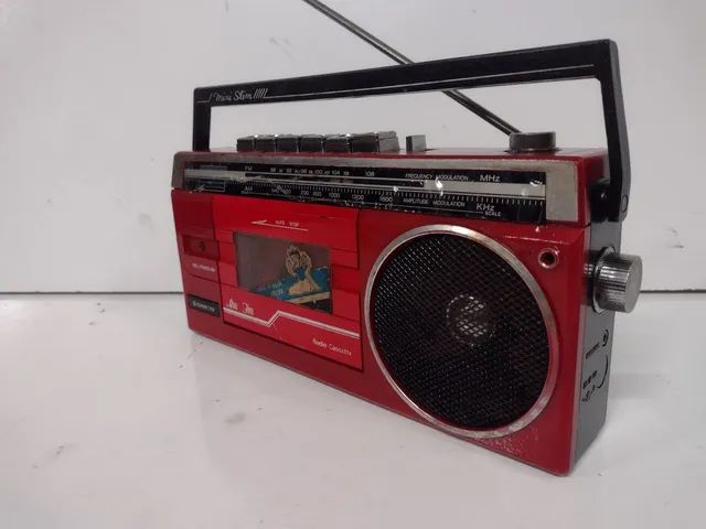 Mini rádio antigo sanyo - Foto 5