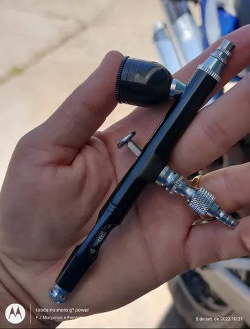 Pistola Pintura Grafite Oficina Funilaria Carpintaria Artesanato Caneta - Foto 3