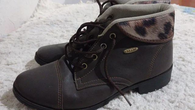 Bota de Couro Via Vip Tamanho 38 - Foto 3