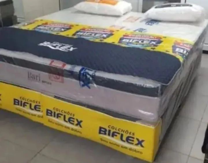 Cama box casal molas ensacadas 138x188