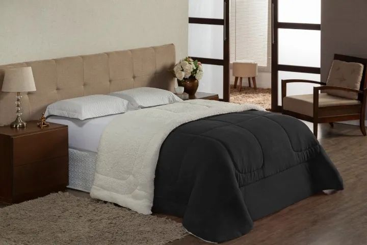 coberdrom Sherpa Pele de Carneiro tamanho queen - Foto 2