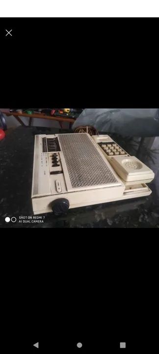 Rádio relógio Technica com telefone (raridade) - Foto 4