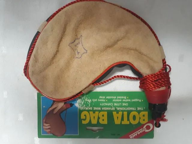 Cantil tipo bota tradicional em couro especial com alça para trasporte - Foto 2