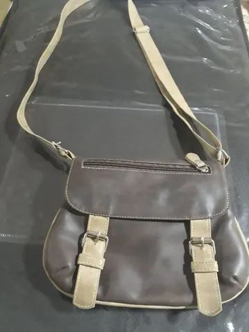 bolsa tipo pochete em napa nova