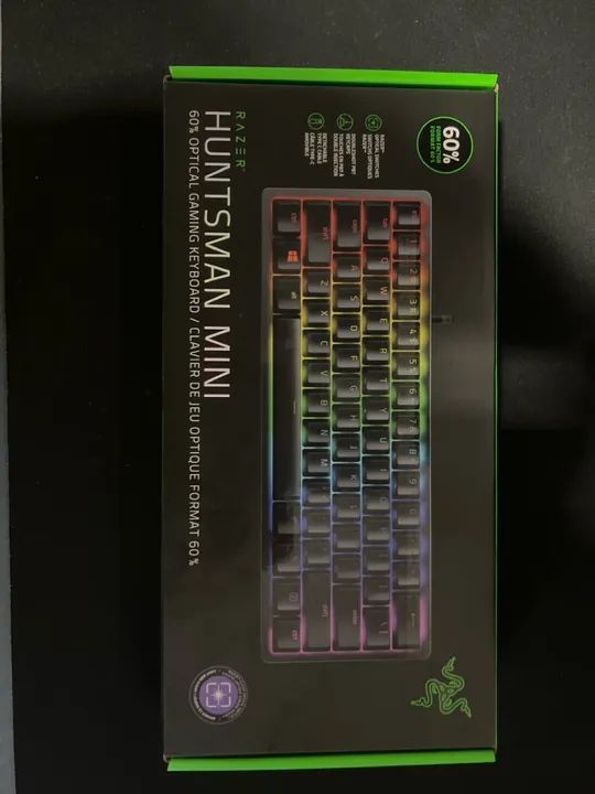 Teclado Gamer Razer Huntsman Mini 60% Novo