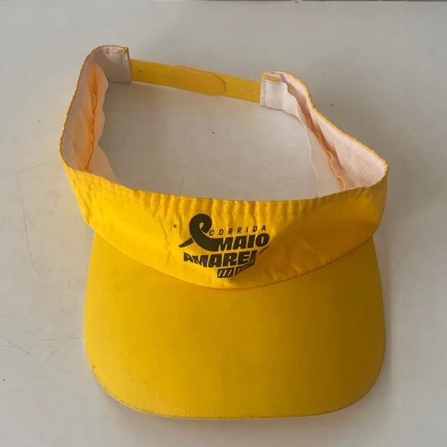 Cod311 Viseira para corrida esportes maio amarelo