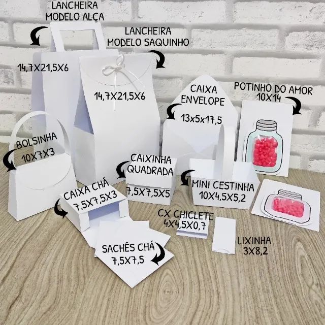 Caixas e Sacolas moldes  - Foto 4