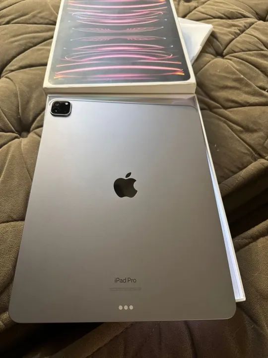 Ipad pro m2 12.9 256gb cinza wifi 