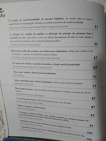Livro de Direito - Pesquisas em Direitos Humanos - Foto 5