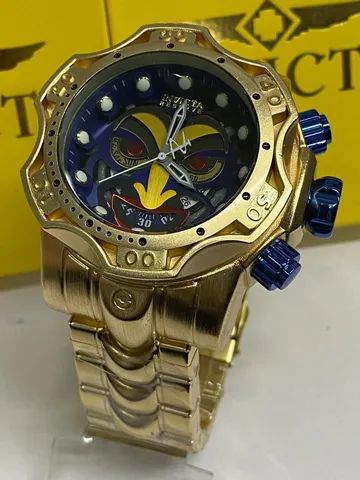 Relógio Invicta curinga dourado 