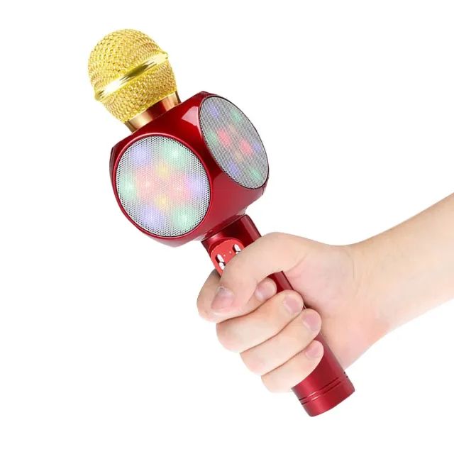 Microfone Bluetooth Karaokê Speaker Sem fio - Foto 4