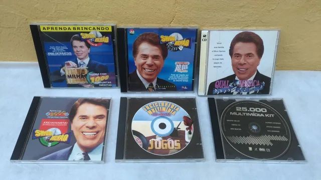 Jogo Show do Milhão, do SBT, vários,  originais, bom estado.