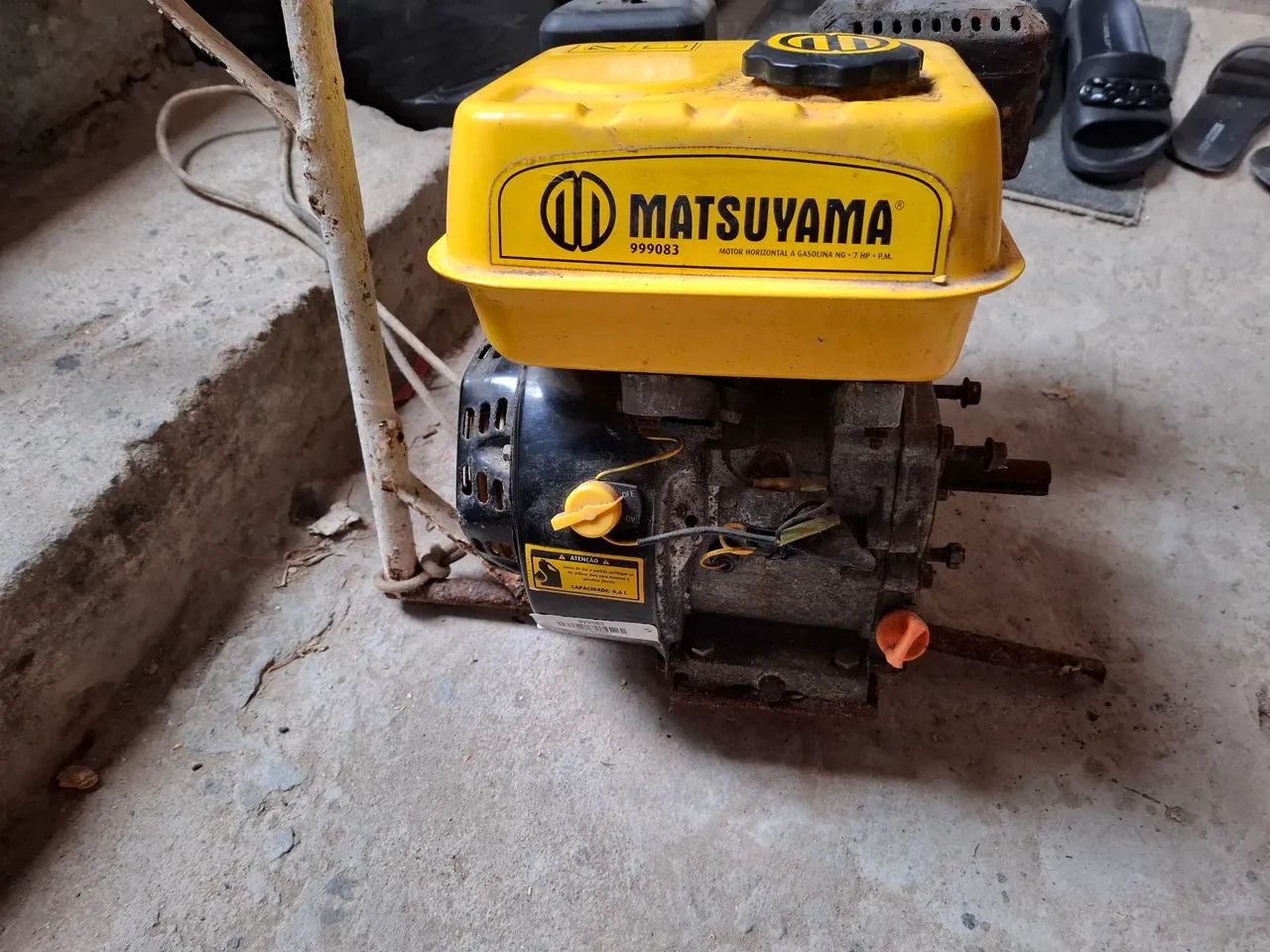 Motor 7hp mais rabeta inox - Foto 4