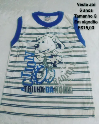 Super promoção regata infantil em algodão tamanho 6 4 e 2 anos