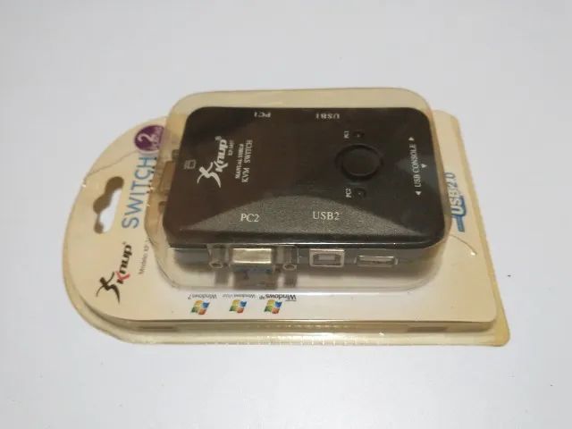 Switch Chaveador VGA Knup KVM - Troque entre 2 computadores com um toque - Foto 4