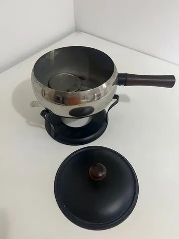 Panela de Fondue Antiga 1980 -  16x8 cms - Foto 5